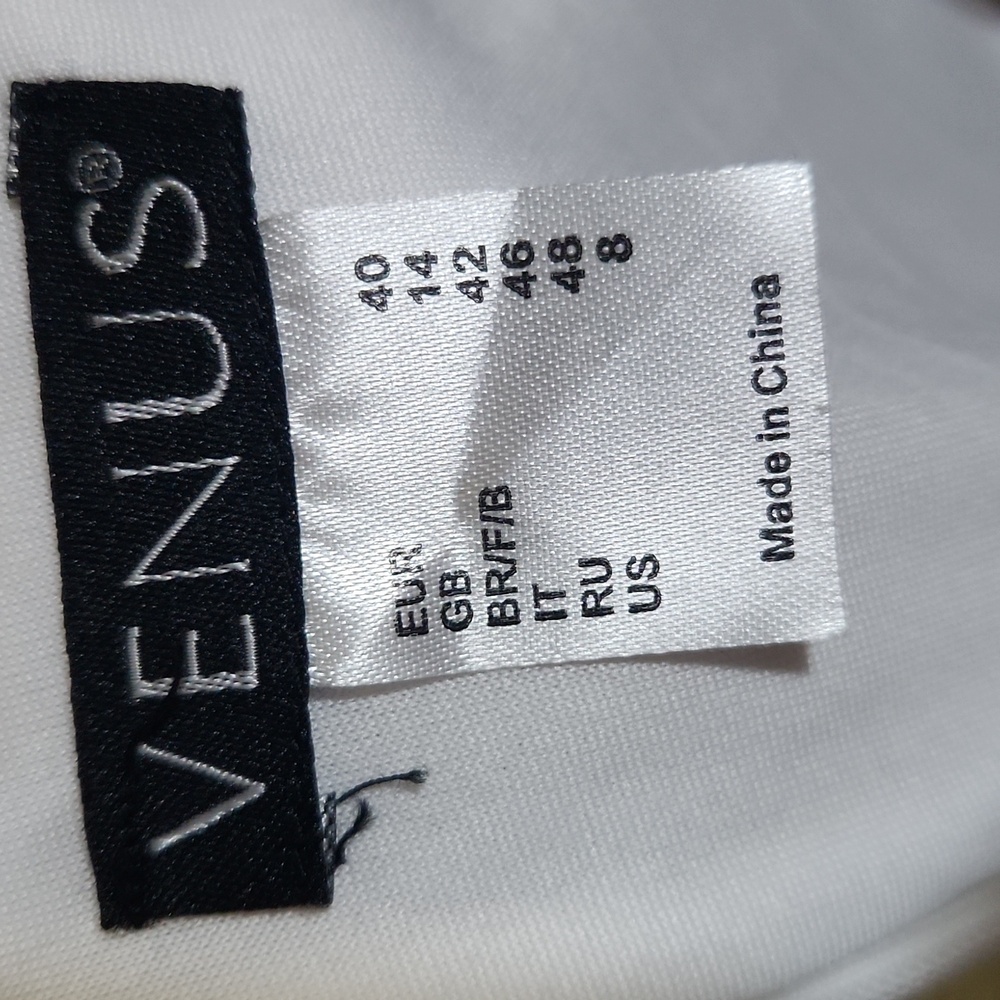 Venus SZ 8 White Off Shoulder Dress - Picture 5 of 7